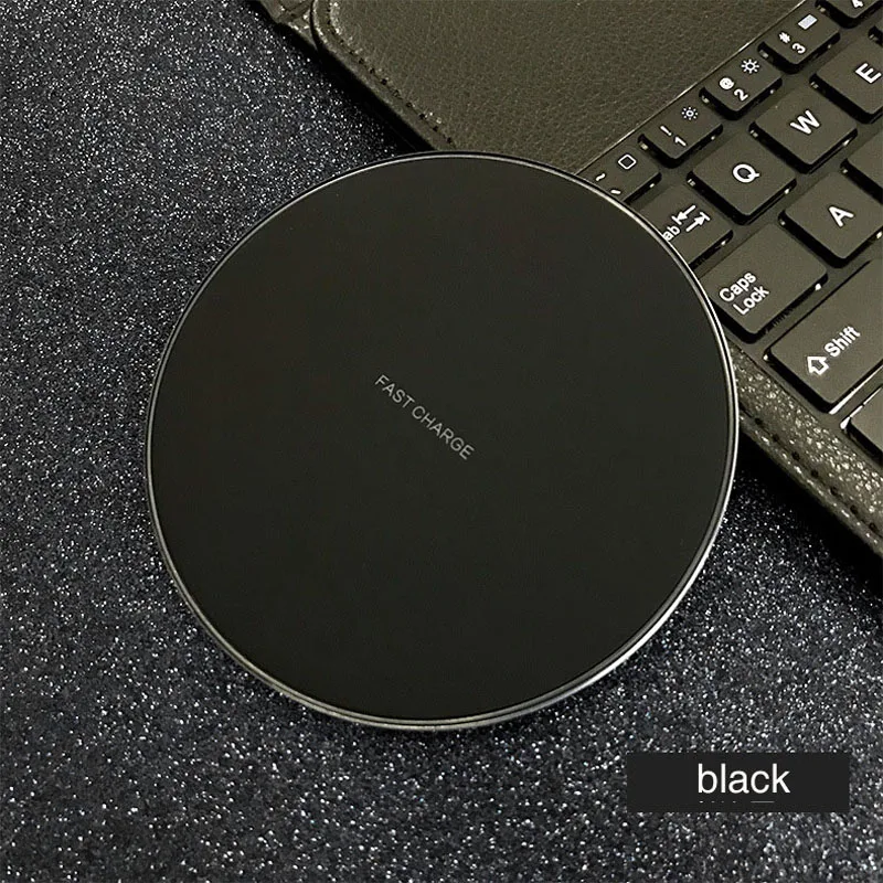2018 Ultra Thin 10W QI Standard Wireless Fast Charger for iPhone 8 X plus with LED Light Samsung S7 S8 NOTE | Мобильные телефоны и