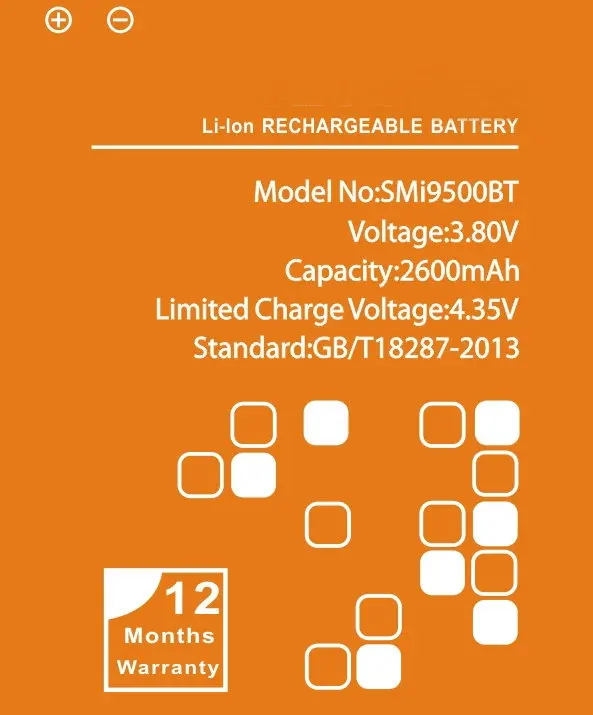 

Stonering High Capacity 2600mAh Battery for Samsung Galaxy S4 SIV S 4 IV I9500 Batterie Batterij Bateria