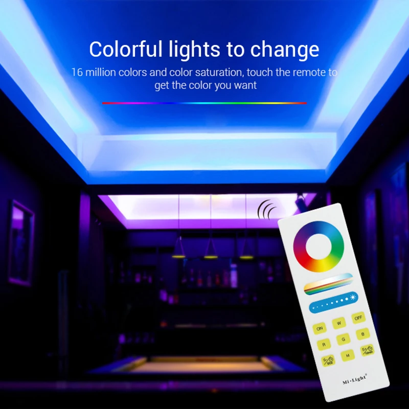 Mi light FUT045A 2 4G RF Milight RGB + CCT RGBWW умная светодиодная система дистанционного управления