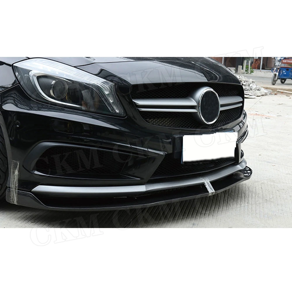 Передний бампер из углеродного волокна для Mercedes Benz A Class W176 A180 A200 A260 A45 RZ Style 2013-2016 |