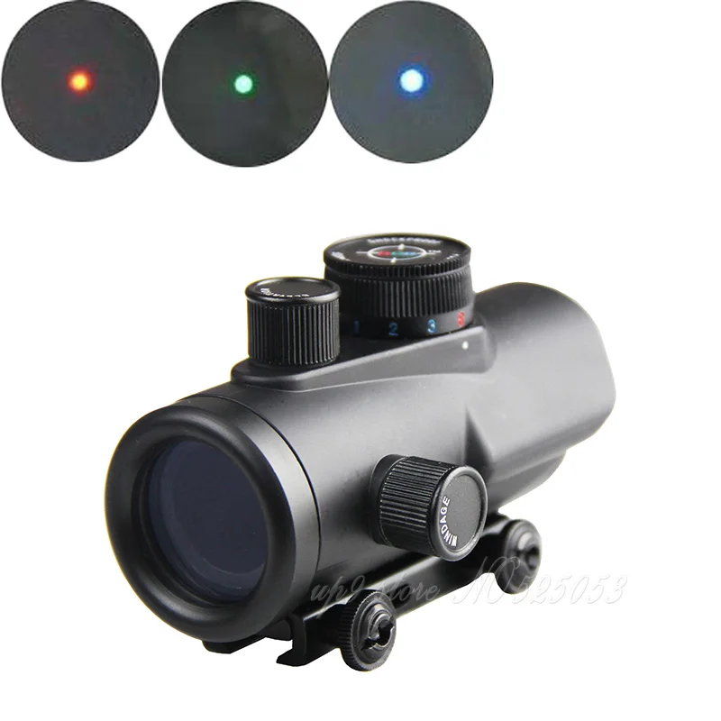 Тактический охотничий голографический 1x30 мм красный зеленый синий точечный