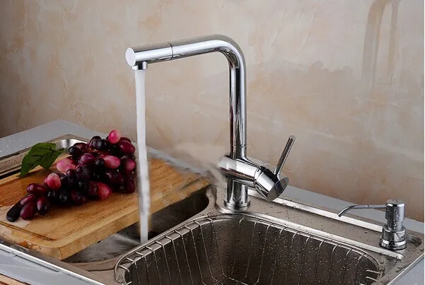 1 шт./партия полированный латунный смеситель на раковину | Обустройство дома