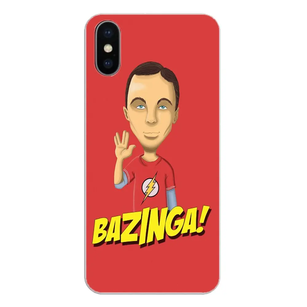 Чехол для ТВ-шоу Bazinga The Big Bang Theory iPhone XS Max XR X 4 4S 5 5S 5C SE 6 6S 7 8 Plus Samsung Galaxy J1 J3 J5 J7 A3 A5 |