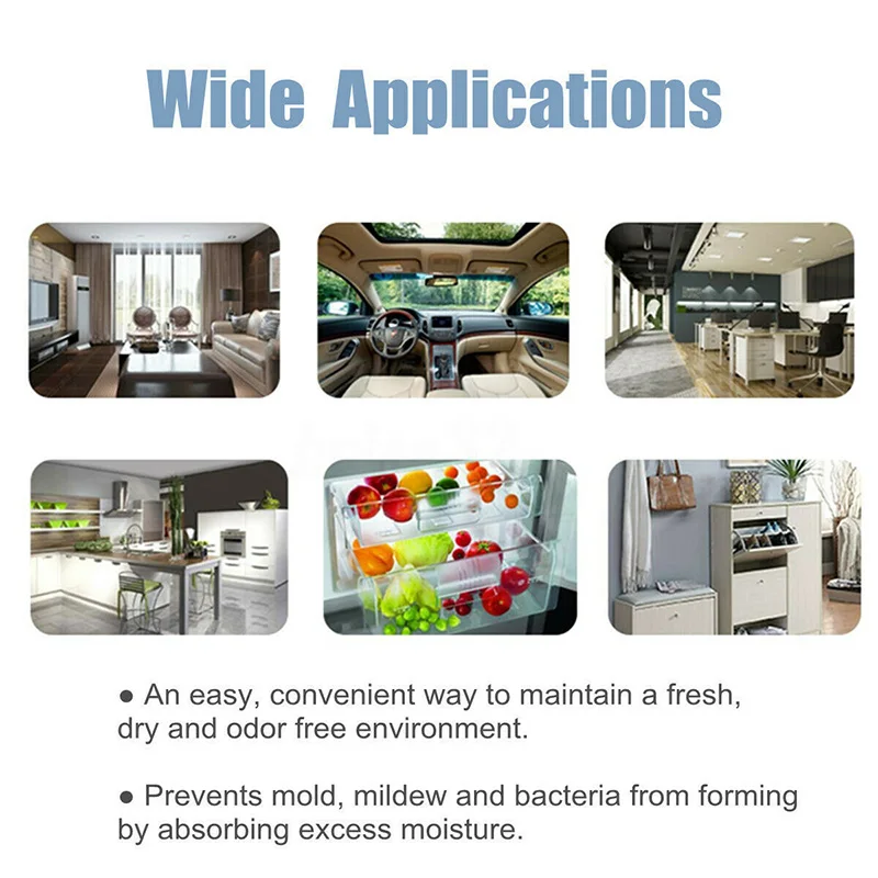 Влагостойкий натуральный Дезодоратор с активированным бамбуковым углем 2 шт. * 50