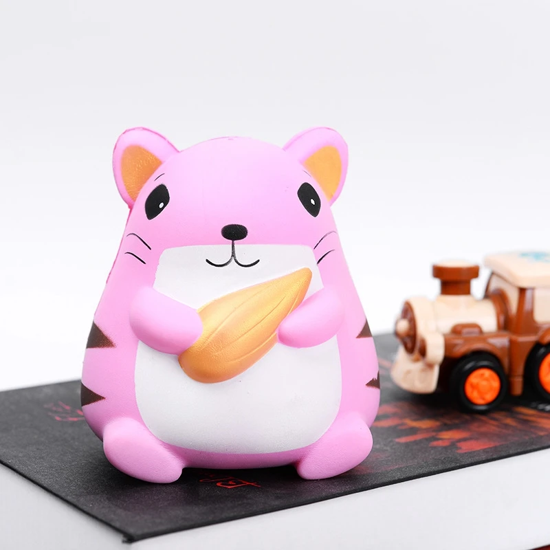 Kawaii животные мягкое кукла-Хомяк медленно поднимающиеся забавные антистрессовые игрушки для детей взрослых мягкое игрушки подарки