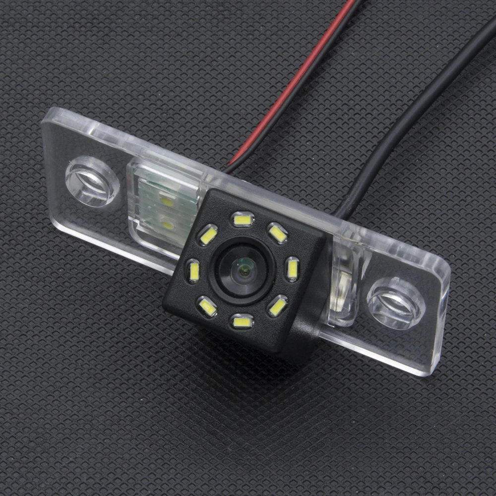 Для Porsche Cayenne Skoda Fabia VW Golf V Polo Sedan Santana 8LED Автомобильная HD камера заднего вида
