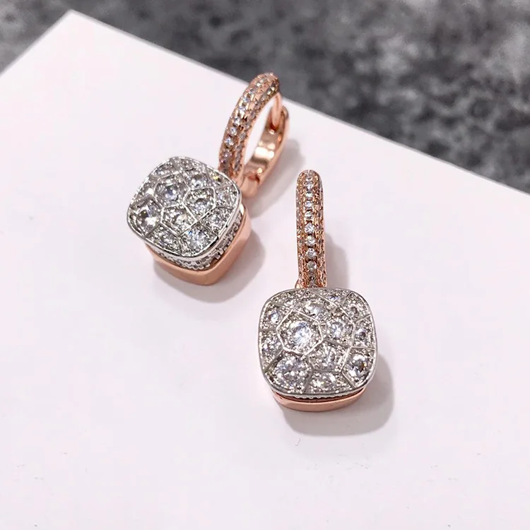 Серьги в виде сот красного желтого 21 цвет серьги-подвески с кристаллами улья