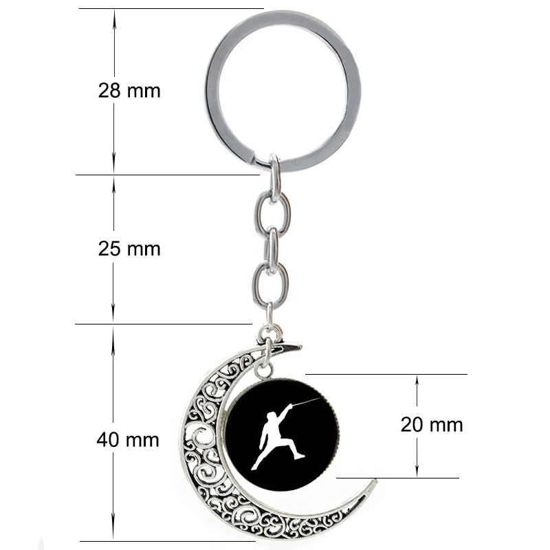 Повседневный Спортивный элегантный брелок для ограждения винтажные мужские и