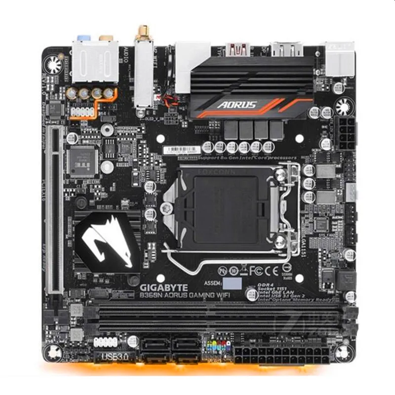 MINI ITX для Gigabyte GA B360N AORUS GAMING WIFI б/у материнская плата B360 Socket LGA1151 поддержка I7