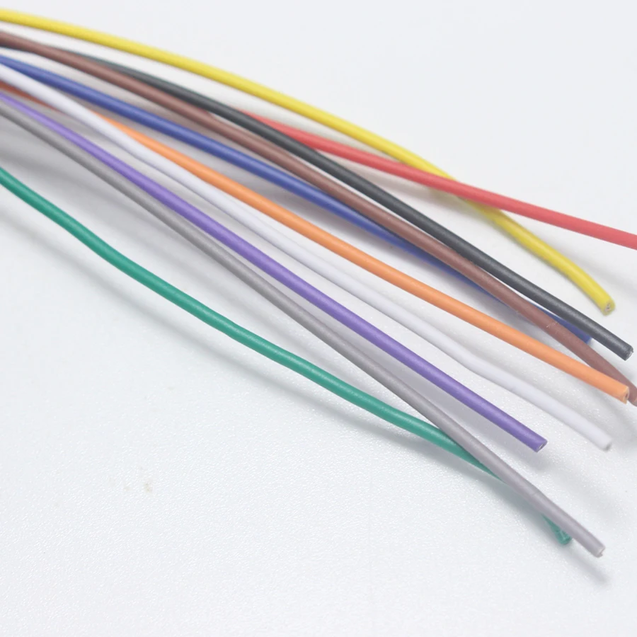 EClyxun 5 метров UL1007 UL 1007 24AWG 11/0. 16TS 80C 300V 1 4 мм ПВХ электронный кабель сертификация 10