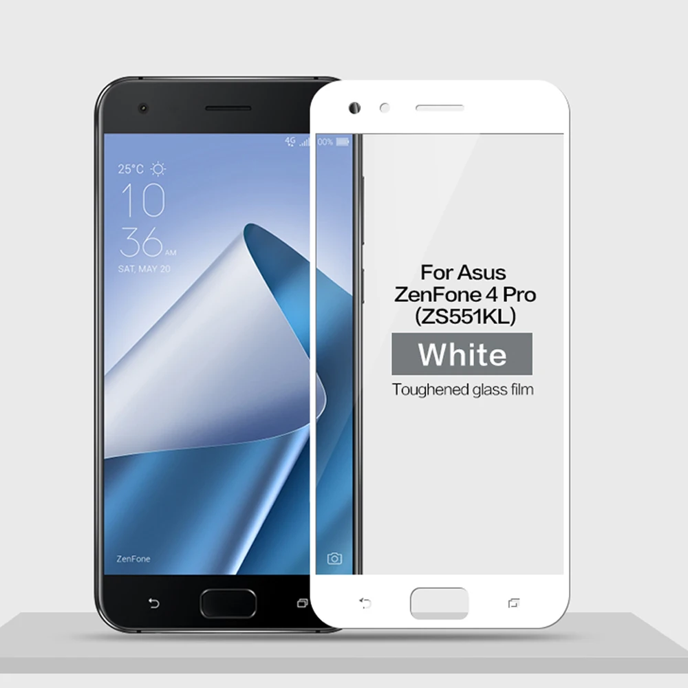 3D закаленное стекло для ASUS Zenfone 4 Pro ZS551KL полное покрытие 9H защитная пленка Защита