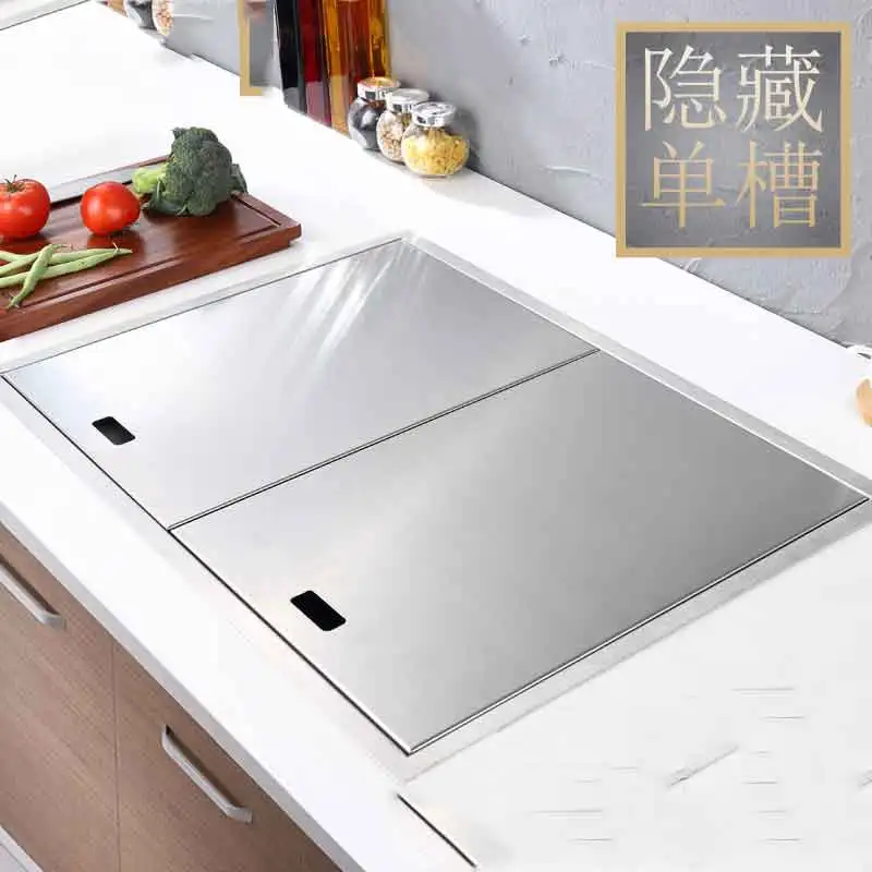Кухонная раковина из нержавеющей стали 304 многофункциональные ручные скрытые