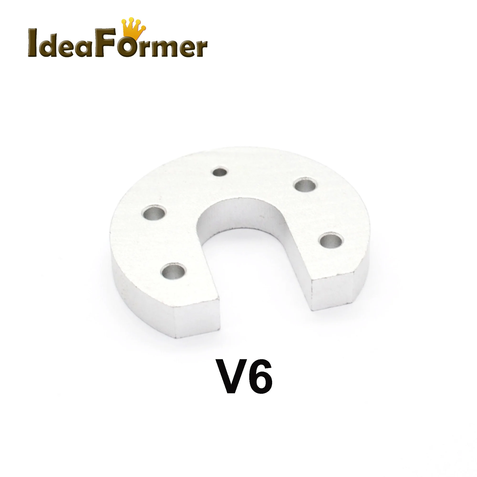 V5 V6 алюминиевая пластина крепления U-образная для Hotend J-head Hot End алюминиевого