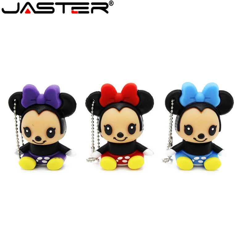 JASTER флэш-накопитель мультфильм Минни флэш-карта с usb интерфейсом 32 ГБ/16 ГБ/8 ГБ 2 0