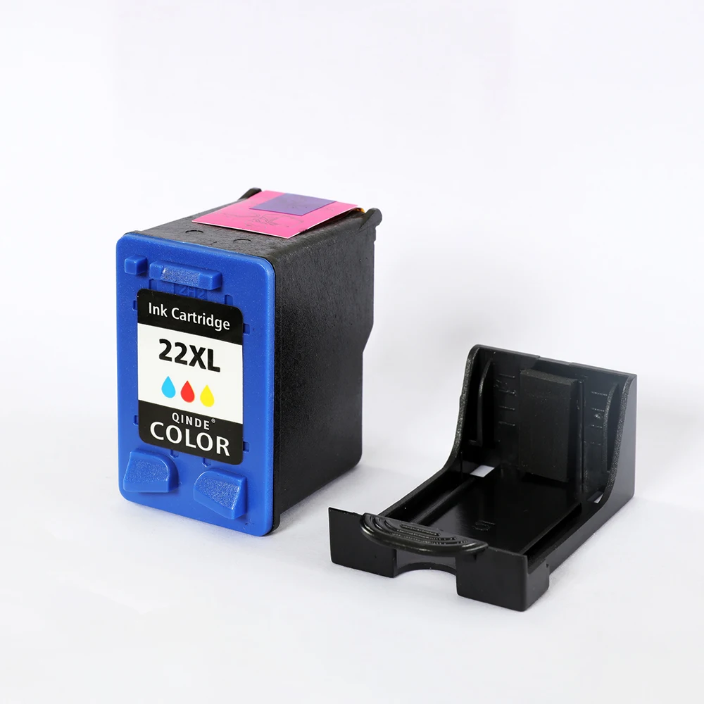 Qinde пополнен картридж Замена для hp 21 22 и Deskjet 3915 3920 D1320 F2100 F2280 F4180 22X | Компьютеры офис