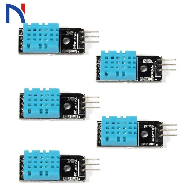 

Temperature Humidity Sensor Module Dht11 With 20pin Male To Female Dupont Jump Wires Cable For Arduino Uno R3 Raspberry Pi 3 2