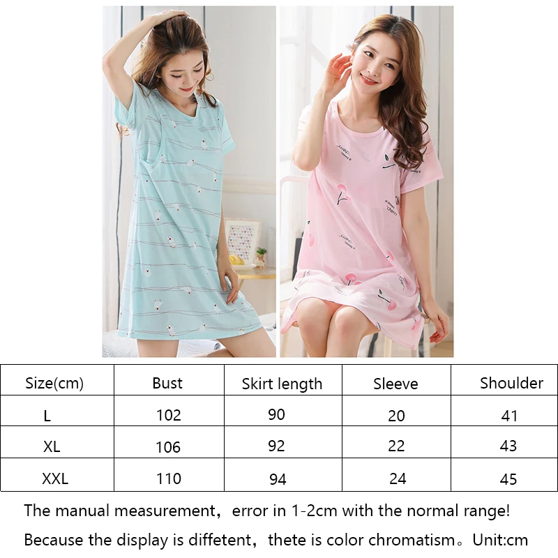 

Summer Breastfeeding Maternity Maternity Nursing Sleepwear 2019 Pajamas Cartoon Pattern Casual Pregnant Woman Clothing