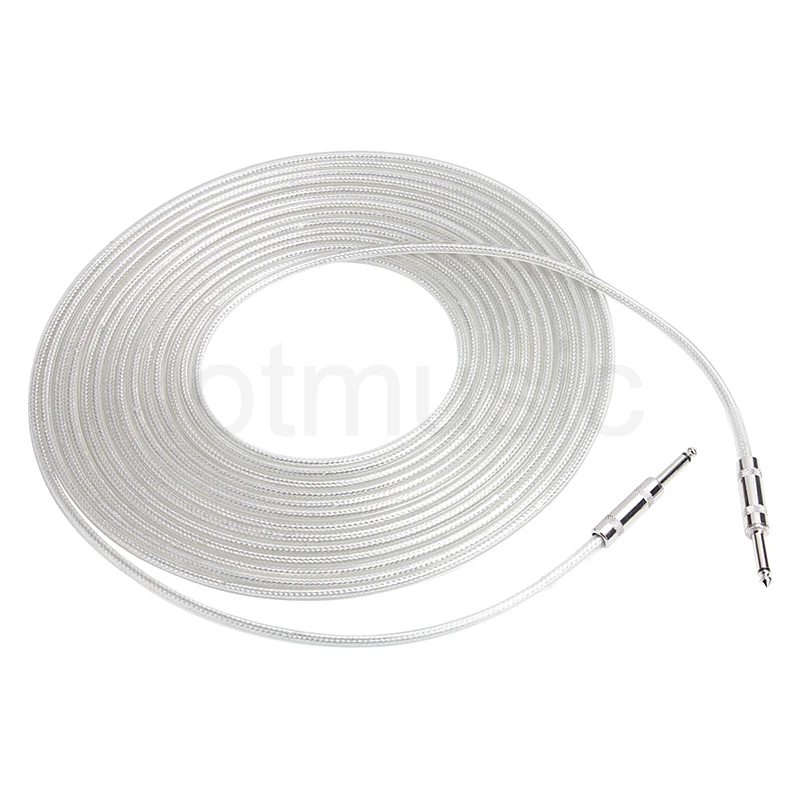 Струйный прямой плетеный кабель для электрогитары 33 фута | Спорт и развлечения