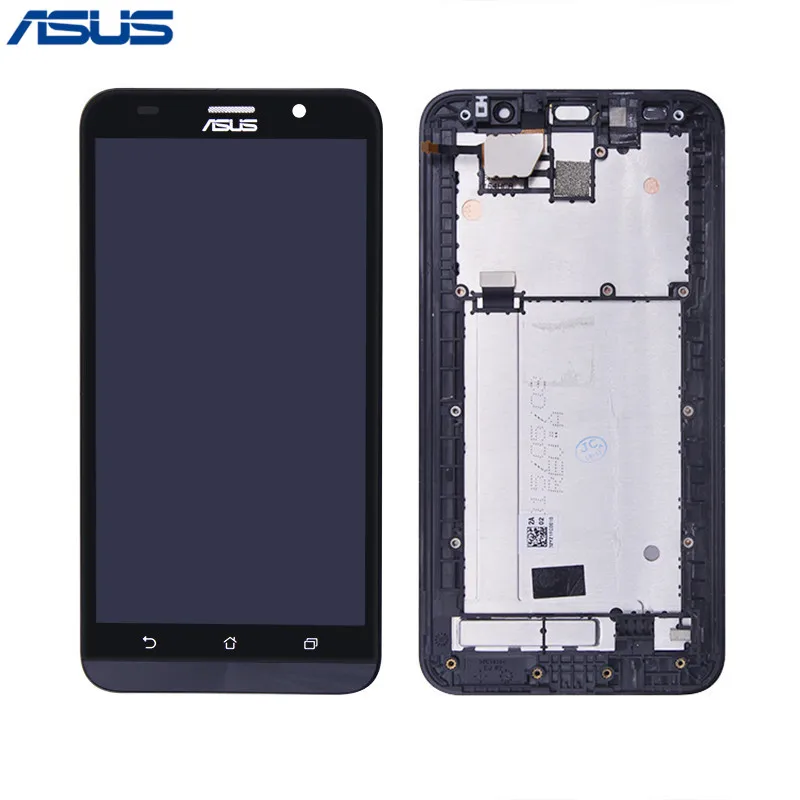 Asus ZE551ML экран черный ЖК-дисплей кодирующий преобразователь сенсорного экрана в сборе с рамкой для ASUS Zenfone 2 ZE551ML ЖК-экран