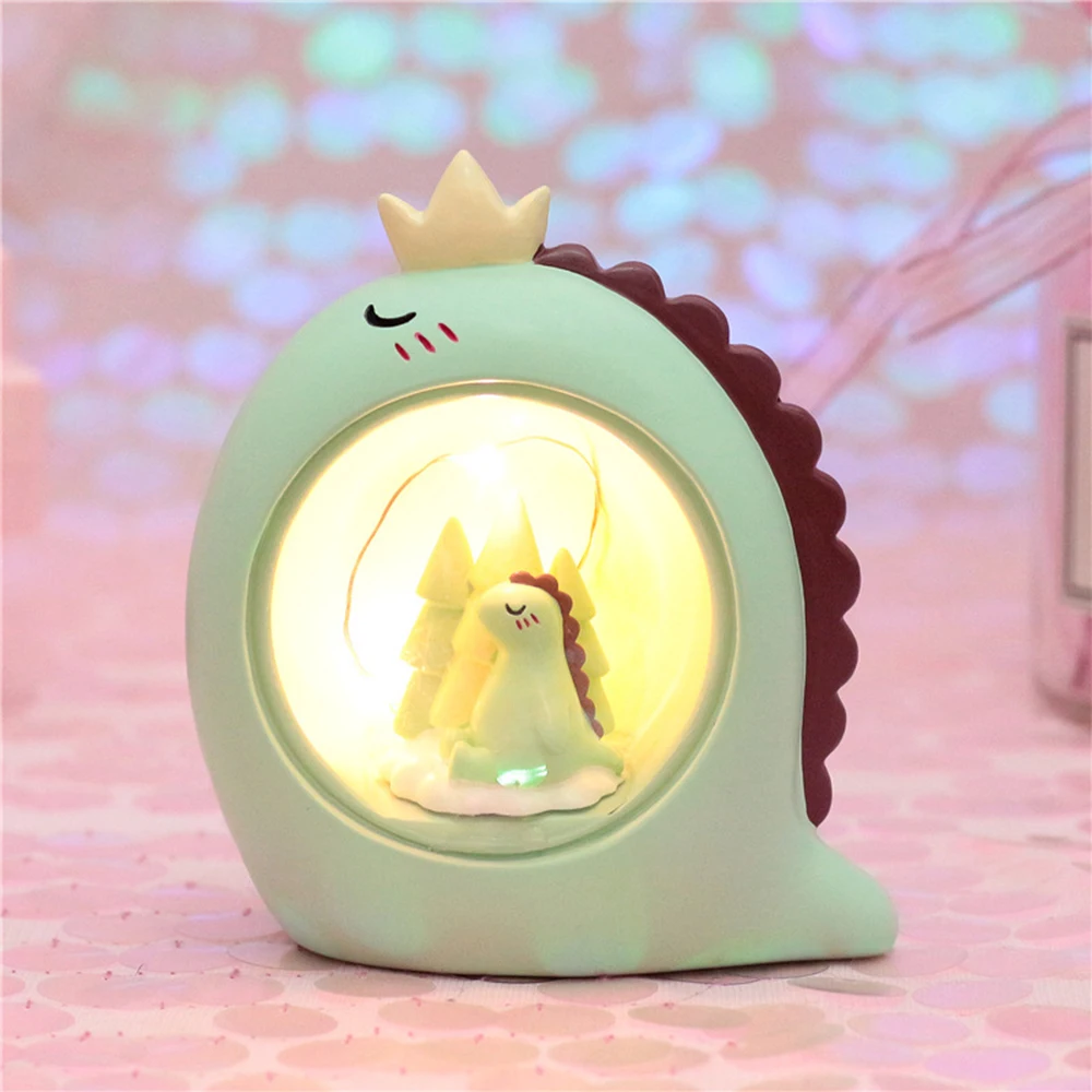 

Светодиодный ночник с мультяшным рисунком, детские игрушки для детей, подарок на день рождения, декоративный светильник в виде динозавра дл...