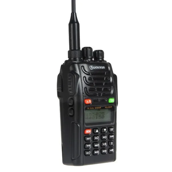 4 шт./лот VHF5W/UHF4W 128 канал двухчастотный двойной дисплей Ручной домофон WOUXUN KG-UVD1P