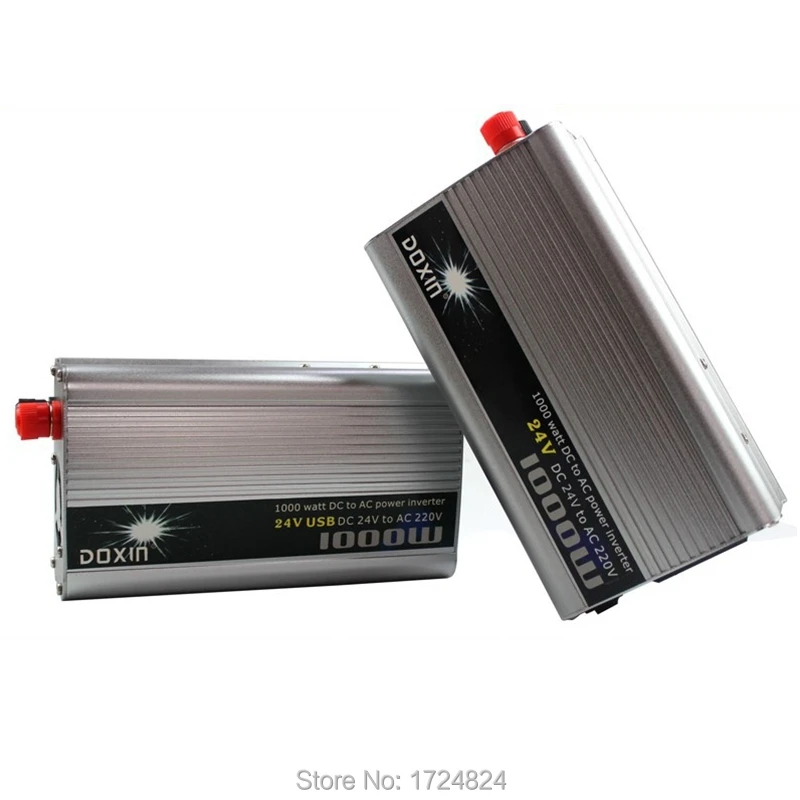 USB интерфейс 1000 Вт Dc В Ac автомобильный инвертор питания DC 24V в 220V авто Инвертор