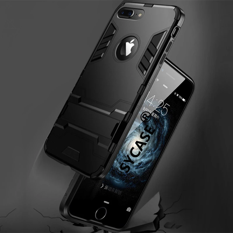 SYCASE iron man case Shockproof Armor Phone Case For Samsung S7 S8 S9 Plus note8 A J ect Luxury TPU Protective Hard Cases Coque |