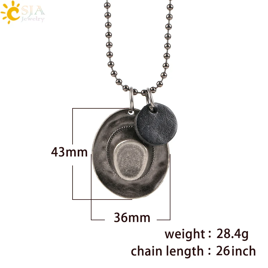 CSJA 2017 женские и мужские ювелирные изделия для панков Длинные ожерелья модная 3D