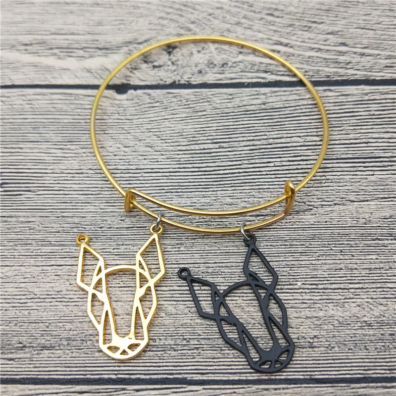 Новые браслеты Origami Bull Terrier: милые браслеты с животными в стиле моды Pet Jewellery.