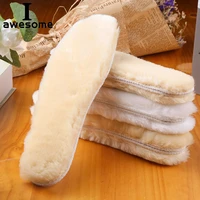 warm heated insoles soles for shoes winter soft thick pad warm insoles imitation wool breathable snow boots fur insoles pad
