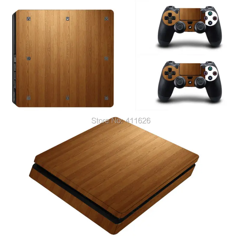 SP синяя дровяная армейская наклейка бомба Защитная Наклейка для PS4 тонкая консоль Виниловая наклейка для playstation 4 slim