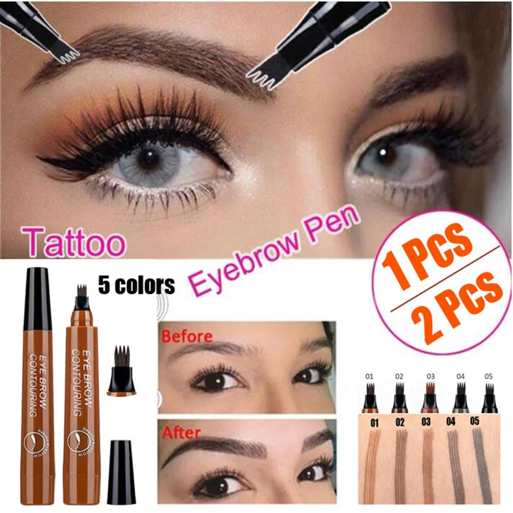Evpct Eyebrow Extension Fiber Increase Cream Natural Waterproof Mascara 4D eyebrow natural fiber gel TSLM2 | Красота и здоровье