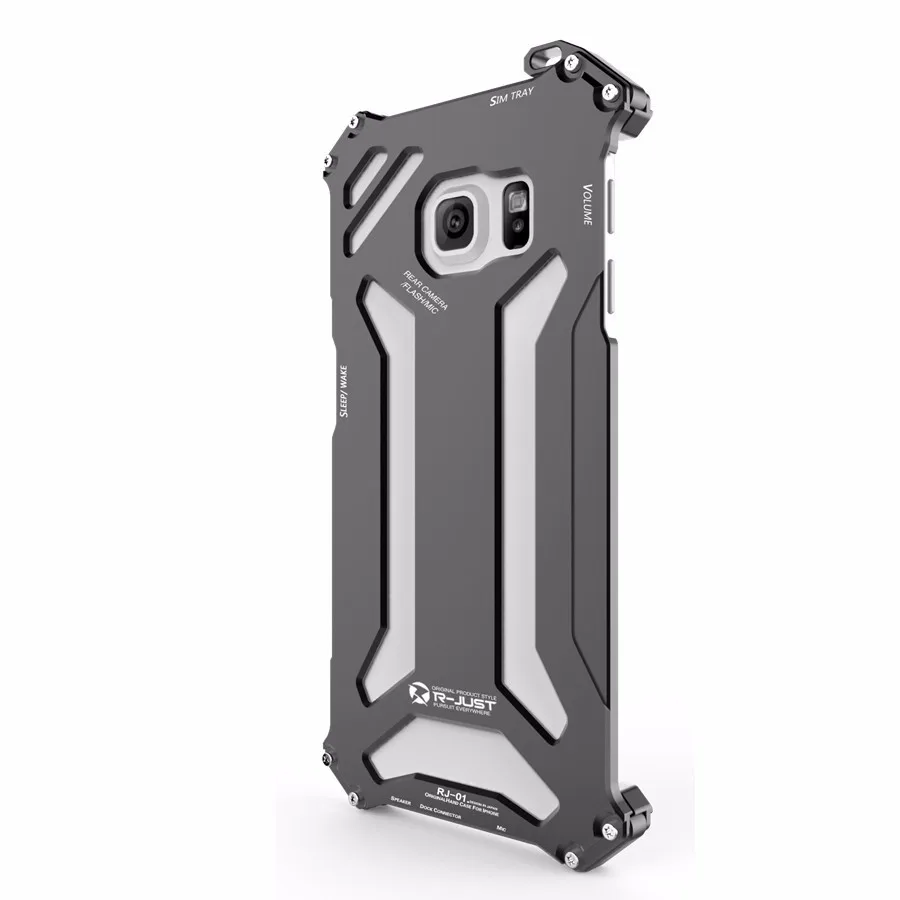 Металлический бампер R-JUST серии Gundam для iPhone 11 Pro Max Galaxy S10 5G S10e S8 S9 PLUS NOTE 10 Plus 9 8 Armor Doom алюминиевый корпус