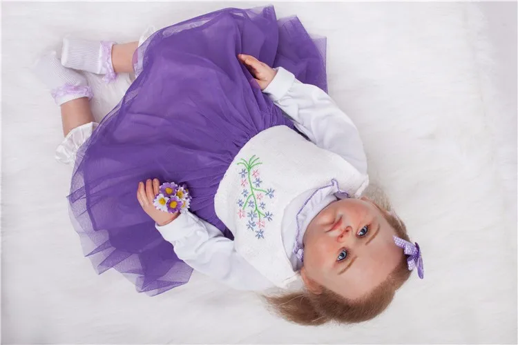 50cm Limited Edition Soft Silicone Reborn Baby Doll Toy Lifelike Newborn Girl Baby-Reborn Princess Gift modeling | Игрушки и хобби