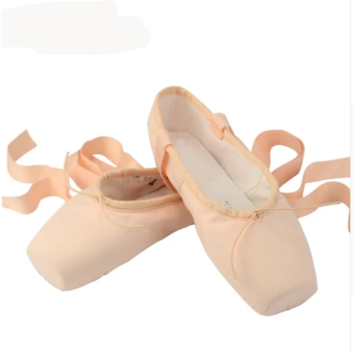 Профессиональные атласные пуанты для балета девушек танцевальная обувь с