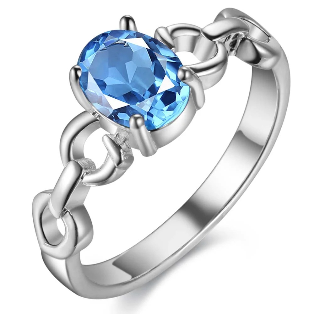 Посеребренное кольцо модное Ювелирное для женщин и мужчин/NYVWIUWC PWBPQPKU|silver plated