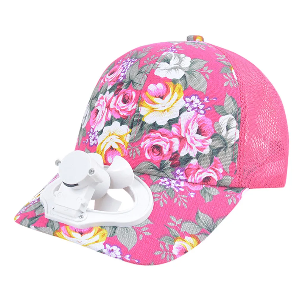 2019 Summer Fan Cooling Sunhat Cap Hat USB Charging Breathable Shade Sunscreen Chapeu De Praia #82 | Аксессуары для одежды