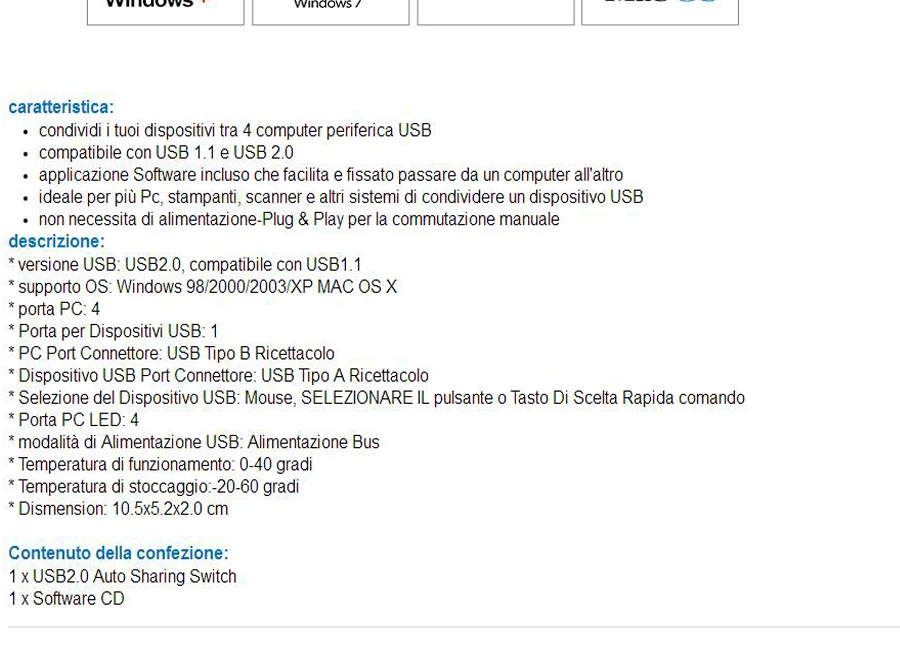 4 порта USB интеллектуальный коммутатор автоматический разветвитель четыре в и один из нескольких компьютеров поделиться usb-устройством