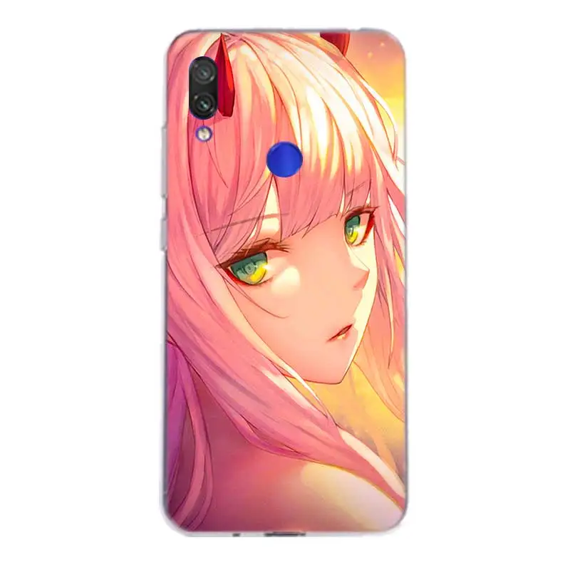 Силиконовый чехол Darling in the Franxx Zero Two для Xiaomi Redmi Y3 S2 Y2 Note 7 6 5 Pro 4 4X 5A 6A Pocophone F1 Mi 8 A2 lite 9