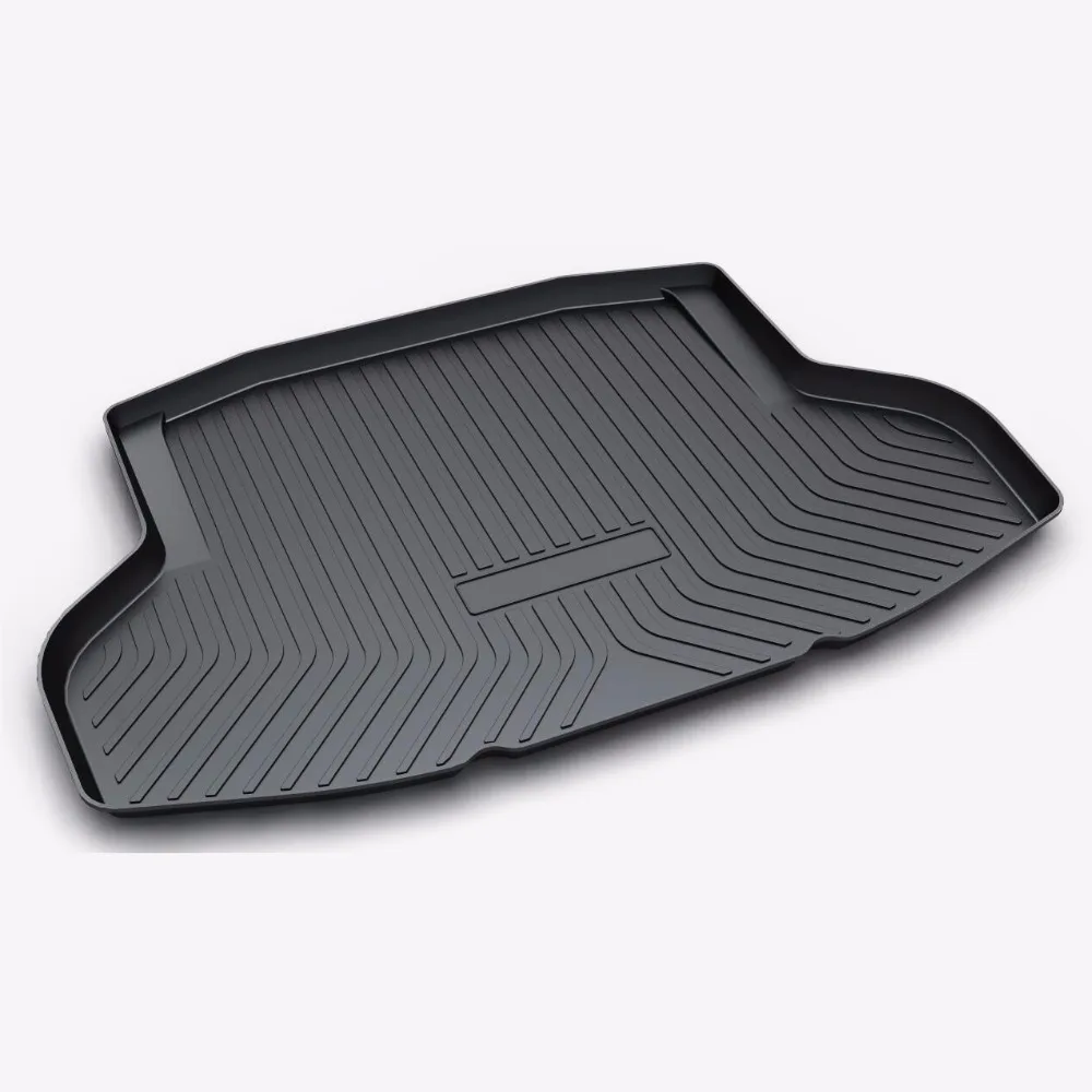 Резиновые коврики для багажника подходят Honda Civic 2008 2009 2010 2017 пол автомобиля Задняя