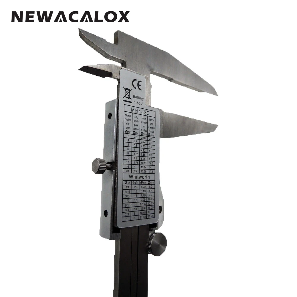 Штангенциркуль цифровой NEWACALOX 0 12 дюймов/300 мм из нержавеющей стали|digital caliper|measuring