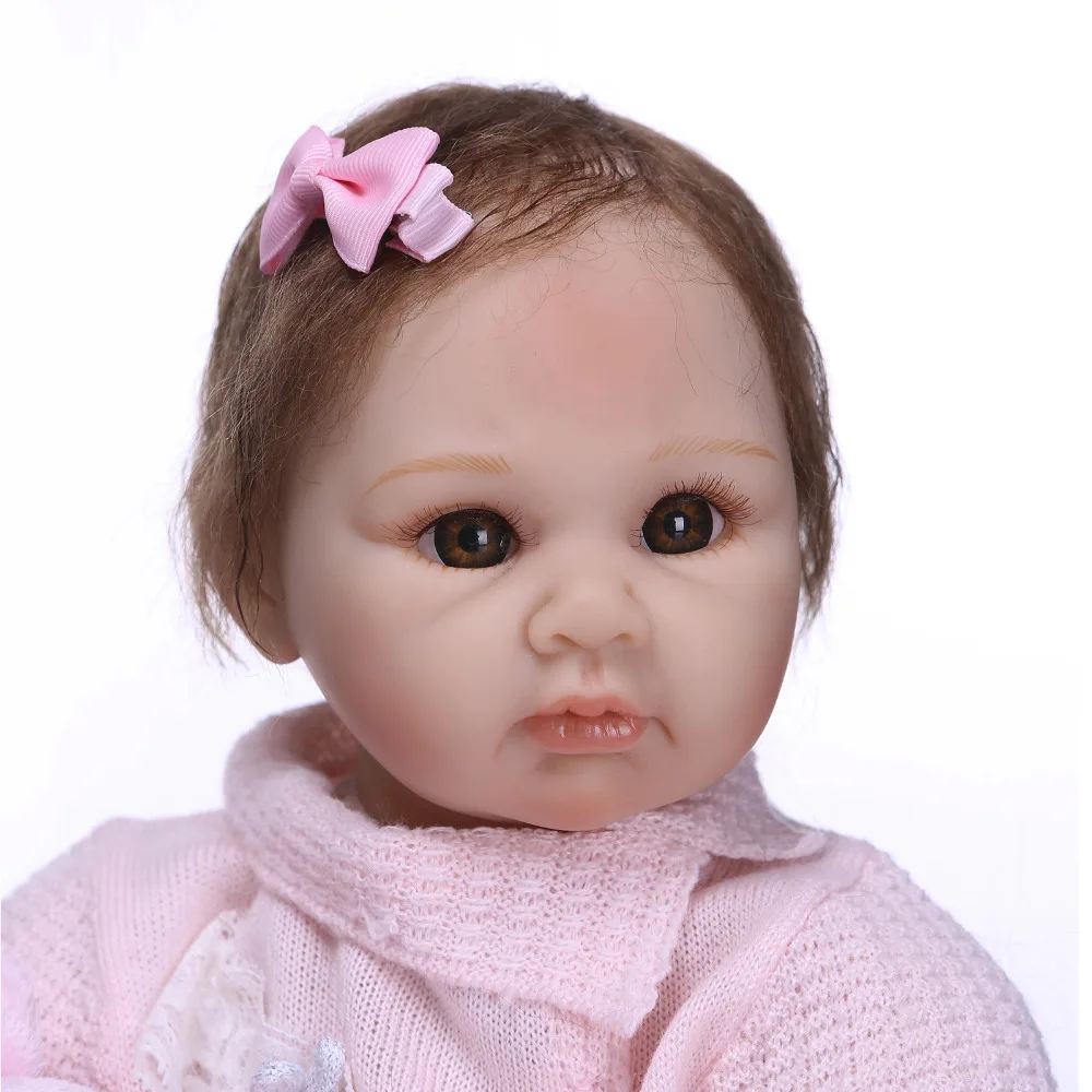 Nicery 20 22 дюйма 50 55 см кукла Bebe Reborn Мягкая силиконовая игрушка для мальчиков и