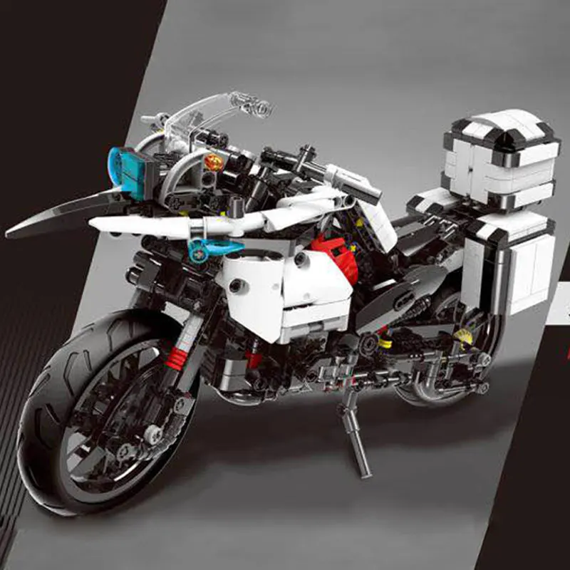 Xingbao 03019 Patrol мотоцикл набор Moc 1075 шт. Конструкторы кирпичи развивающие смешно