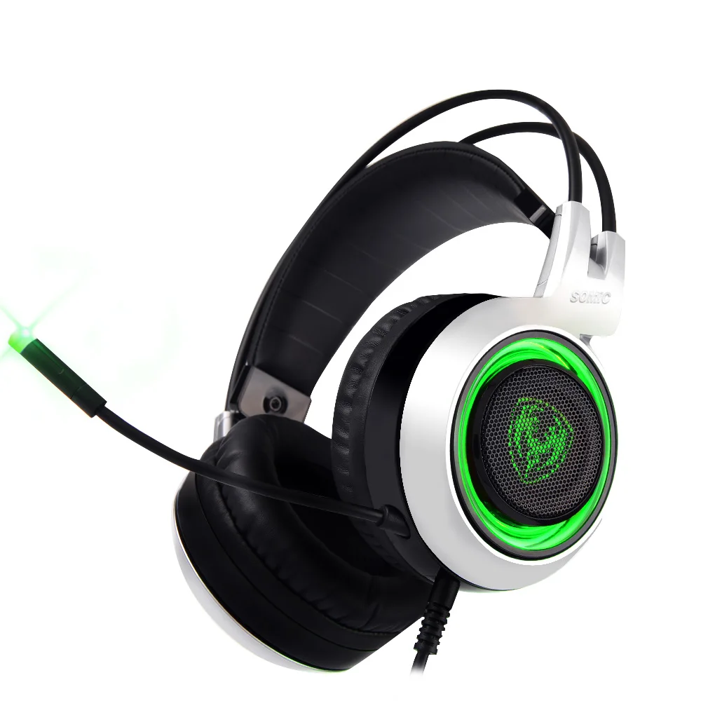 Топ предложения SOMIC G951 Оригинальный игровой наушники глубокий бас стерео звук USB