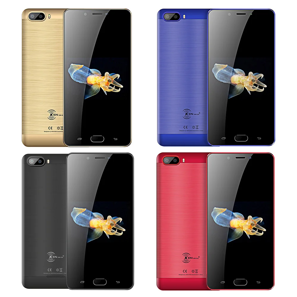 Смартфон KENXINDA S9 4G 5 дюймов Android 7 0 четырехъядерный процессор MTK6737 2 Гб ОЗУ 16 ПЗУ