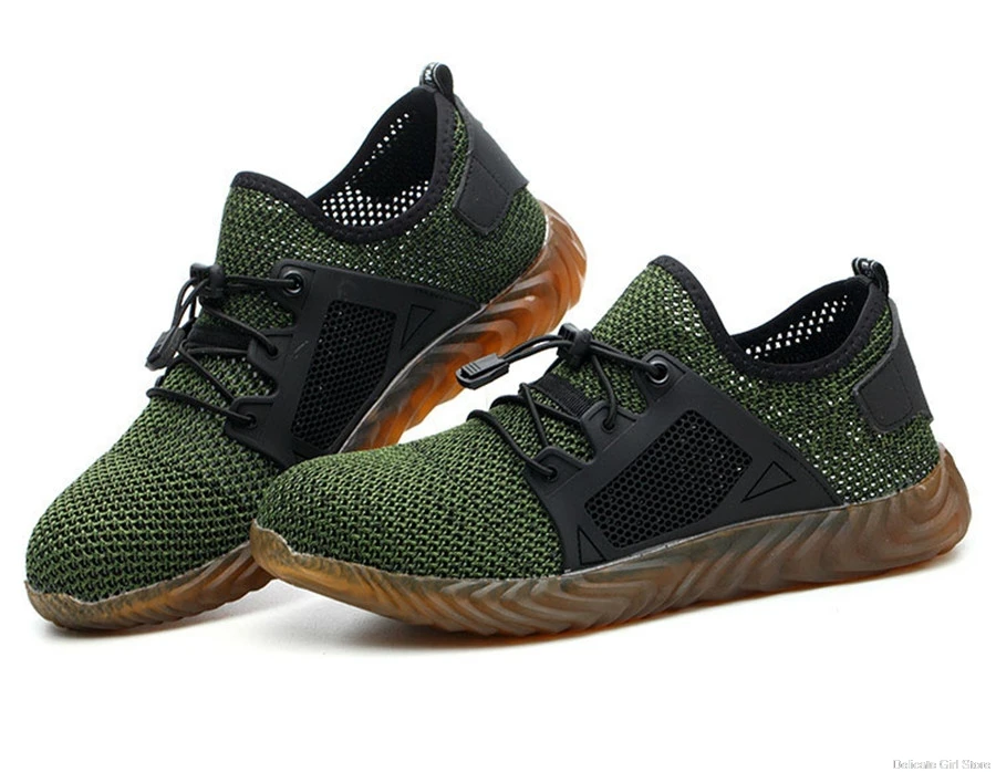 2019 Брендовые женские и мужские рабочие ботинки со стальным носком защитной