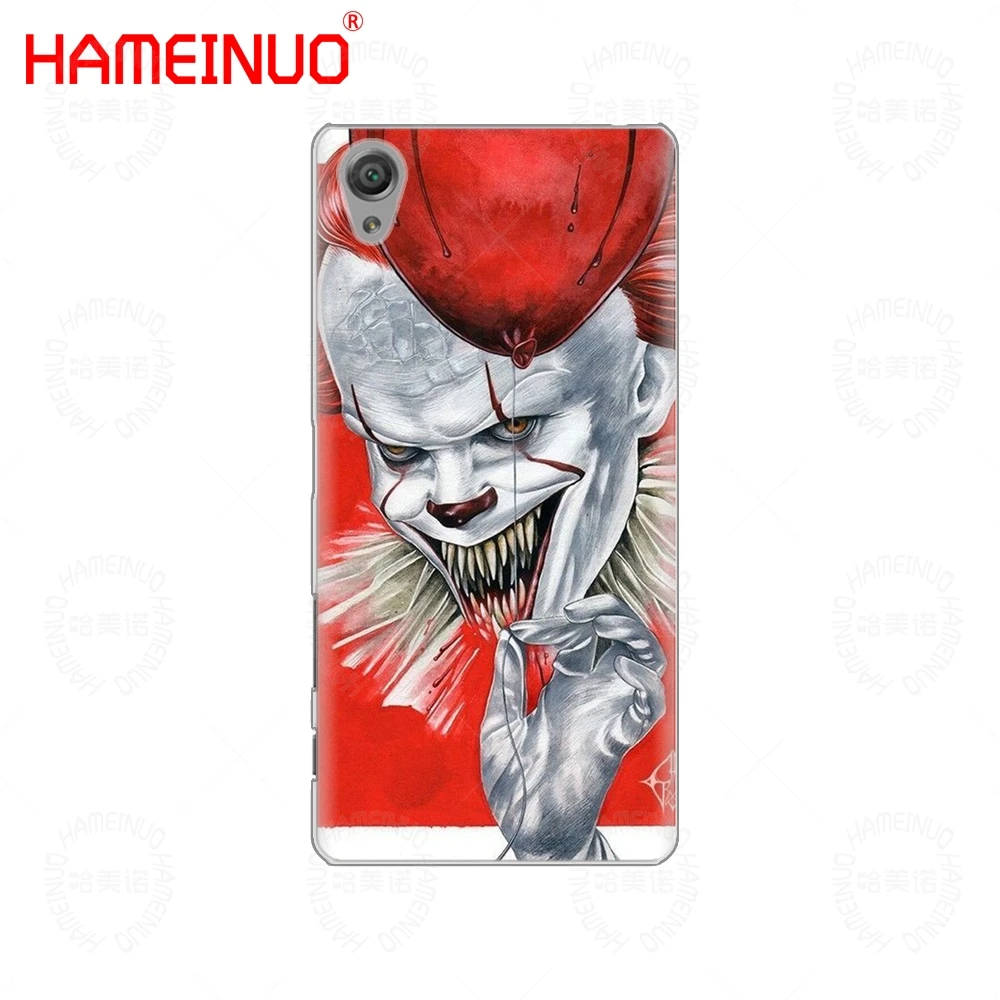 HAMEINUO клоун ужас это чехол для телефона для sony xperia C6 XA1 XA2 XA ULTRA X XP L1 L2 X XZ1 compact XR/XZ PREMIUM - Цвет: 80717