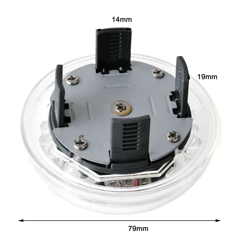 1 шт. 4 режима 12 светодиодный солнечной энергии вспышка яркий колесный обод шины
