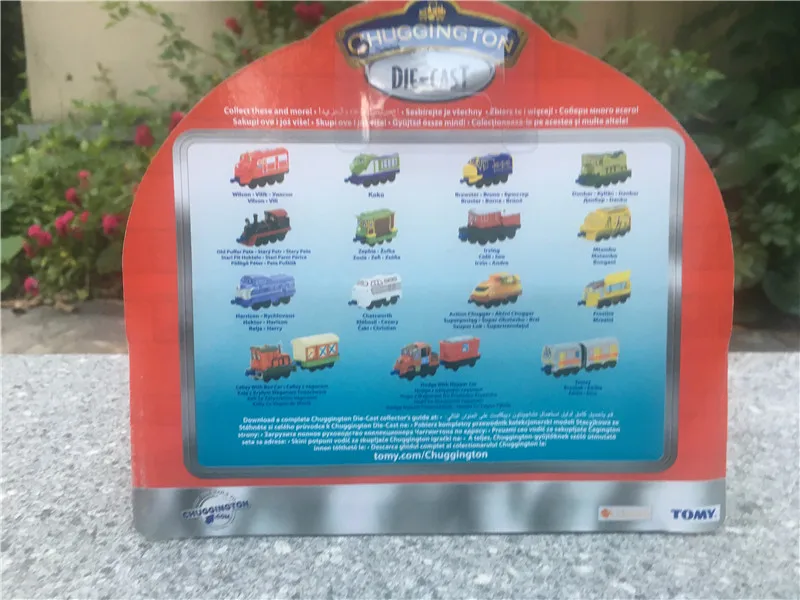 Совершенно новый Takara Tomy Chuggington динозавр и камера автомобили металлический литой