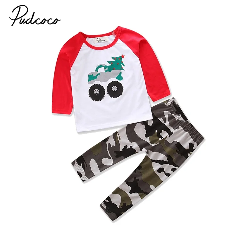2 шт. камуфляжные футболки и штаны для малышей | Мать ребенок